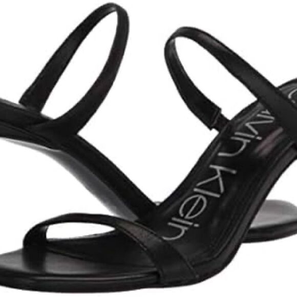 Calvin Klein Womens Halena 2 Patent Slide - Picture 1 of 4